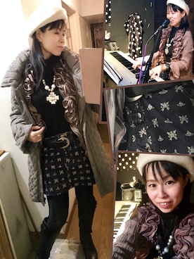 「ライブ」｜「アイテム（その他アウター）」を使った、yuririn0410さん（レディース・156cm）の春コーディネート