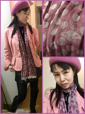 「ニコアンド」｜「アイテム（デニムジャケット）」を使った、yuririn0410さん（レディース・156cm）の春コーディネート