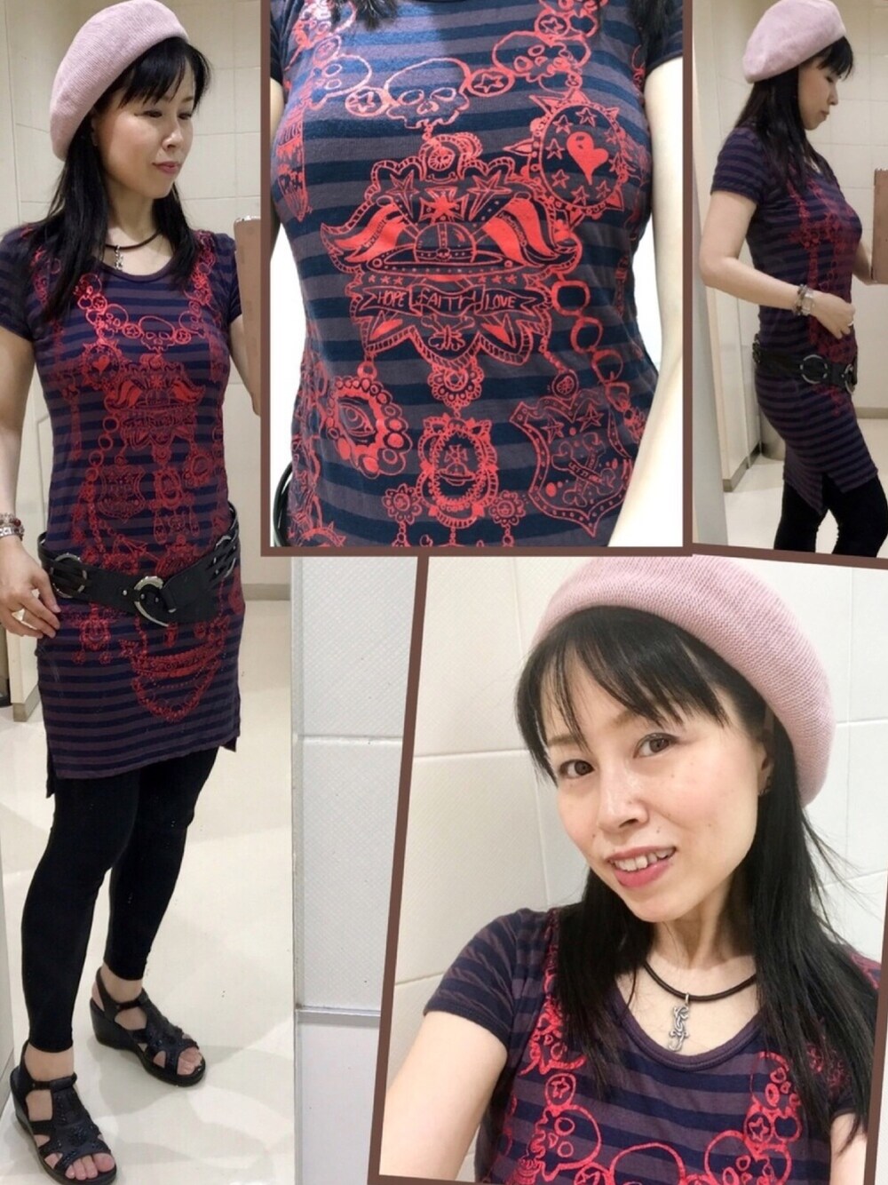 Vivienne Westwoodのチュニックを使った人気ファッション