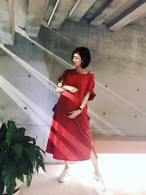 Gochui 280日間の妊娠期間のために誕生したマタニティブランド ワンピースを使ったコーディネート Wear