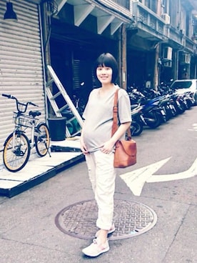 Gochui-280日間の妊娠期間のために誕生したマタニティブランドさんのコーディネート