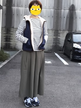 「3can4on（サンカンシオン）のアイテム（ジャケット/アウター）」を使った、TwoUmbrellaさん（レディース・167cm）の春コーディネート