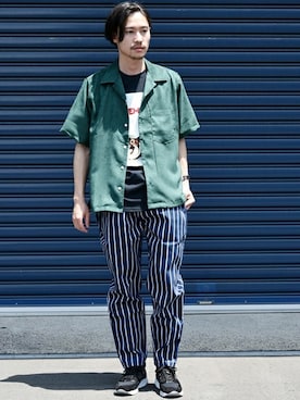 安本さん(メンズ・170cm)の春コーディネート