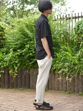 安本さん（メンズ・170cm）の夏コーディネート