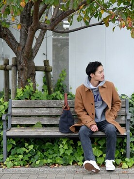 安本さん（メンズ・170cm）の秋コーディネート