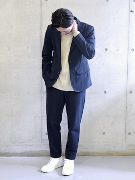 安本さん(メンズ・170cm)の冬コーディネート