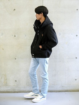 安本さん（メンズ・170cm）の冬コーディネート