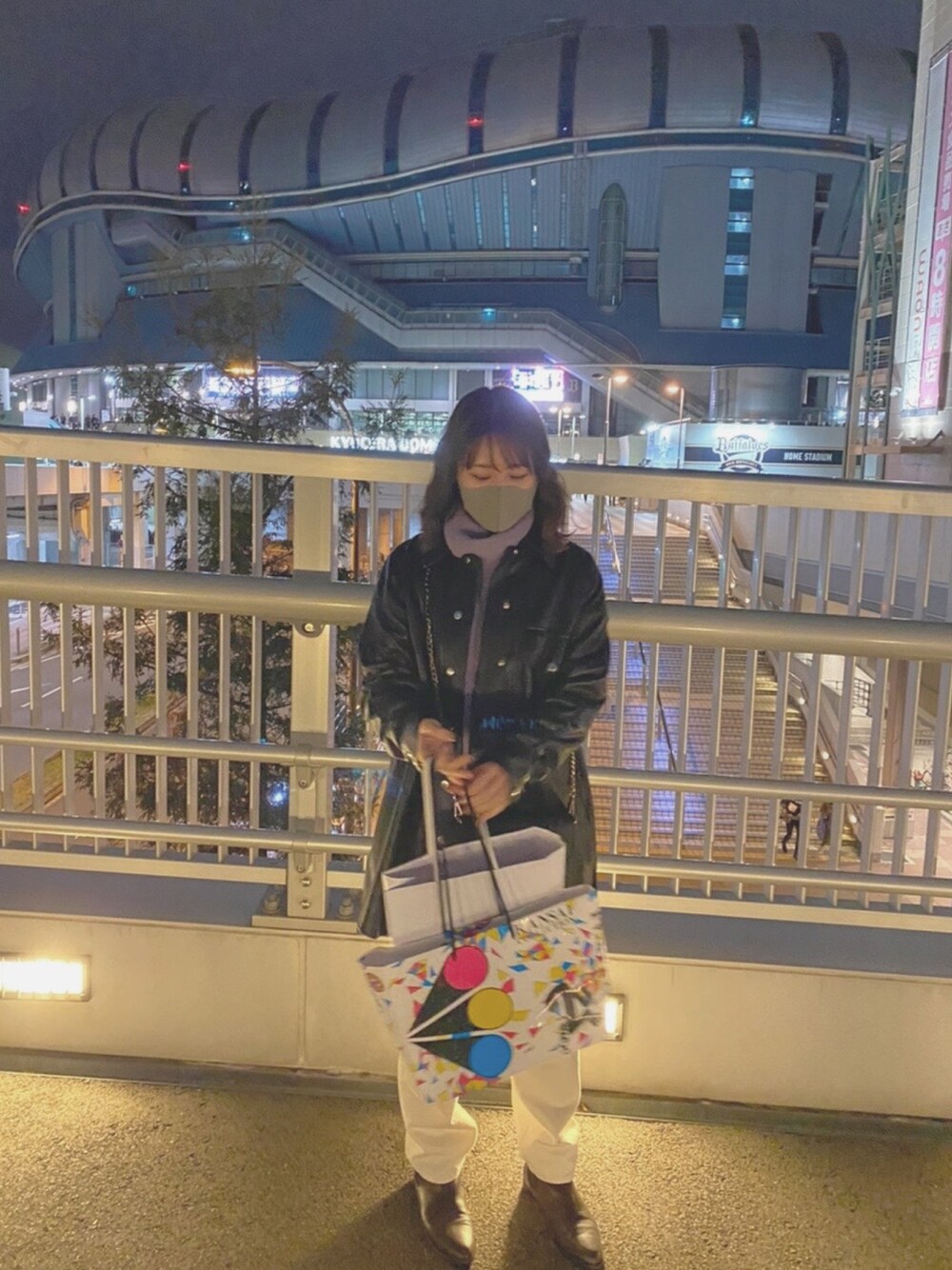 「関西コレクション、関コレ、大人カジュアル、大人コーデ、大人女子」｜「ZARAのアイテム（ライダースジャケット、ブラック系）」を使った、𝙮𝙪𝙠𝙞𝙣𝙖さん（レディース・162cm）の春コーディネートの1枚目の写真