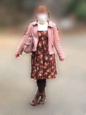 「axes femme（アクシーズファム）のアイテム（ブルゾン）」を使った、みりんさん（レディース・157cm）の春コーディネート
