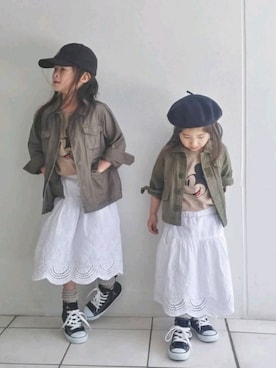 Mさん（キッズ・110cm）の春コーディネート