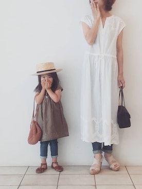 「FITH（フィス）のアイテム（ワンピース）」を使った、Mさん（レディース・160cm）の春コーディネート