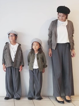 Mさん（キッズ・120cm）の秋コーディネート