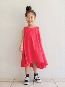 Mさん（キッズ・100cm）の春コーディネート