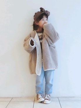 Mさん（キッズ・110cm）の冬コーディネート