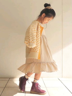 Mさん（キッズ・110cm）の冬コーディネート