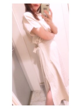 「ページュ」｜𝒮𝒜𝒦ℐ♡さん（レディース・156cm）の夏コーディネート