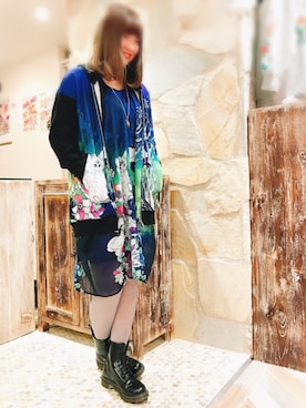 「ScoLar（スカラー）のアイテム（ワンピース/ドレス）」を使った、スカラーあべのソラハ店さん（レディース・164cm）の冬コーディネート