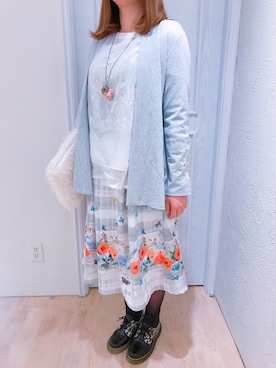 「iS ScoLar（イズスカラー）のアイテム」を使った、スカラーあべのソラハ店さん（レディース・164cm）の春コーディネート