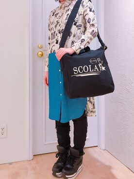「ScoLar（スカラー）のアイテム」を使った、スカラーあべのソラハ店さん（レディース・162cm）の春コーディネート