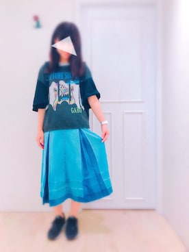 「ScoLar（スカラー）のアイテム（トップス）」を使った、スカラーあべのソラハ店さん（レディース・160cm）の夏コーディネート