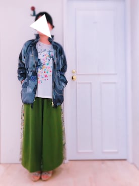「ScoLar（スカラー）のアイテム（ジャケット/アウター）」を使った、スカラーあべのソラハ店さん（レディース・160cm）の夏コーディネート