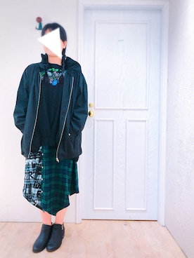 「ScoLar（スカラー）のアイテム（ジャケット/アウター）」を使った、スカラーあべのソラハ店さん（レディース・160cm）の秋コーディネート