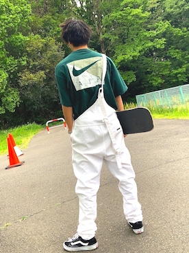 「ROLLA'S（ローラス）のアイテム（サロペット/オーバーオール）」を使った、YUTA  【相互】さん（メンズ・170cm）の春コーディネート