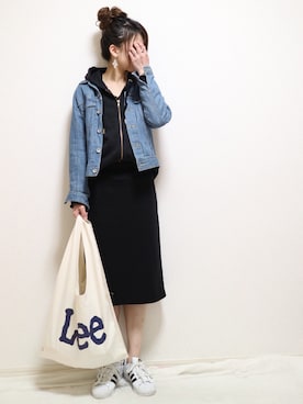 「SEVENDAYS=SUNDAY（セブンデイズサンデイ）のアイテム（ハンドバッグ）」を使った、❁Hana❁さん（レディース・155cm）の冬コーディネート