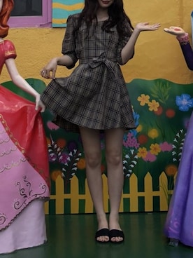 「Chuu」｜「アイテム（ワンピース/ドレス）」を使った、hさん（レディース・160cm）の春コーディネート