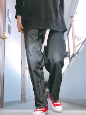 「CONVERSE（コンバース）のCONVERSE (コンバース）　【メンズ・ウイメンズ】オールスターハイ　ALL STAR HI チャックテイラー（スニーカー）」を使った、ケンタロウさん（メンズ・178cm）の夏コーディネート