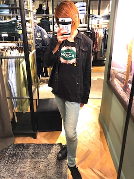 「SCOTCH & SODA（スコッチ アンド ソーダ）のアイテム（トップス）」を使った、Mさん（レディース・169cm）の冬コーディネート