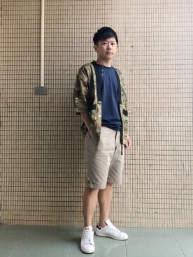 「oqLiq（オークリック）のアイテム（トップス）」を使った、zivyehさん（メンズ・165cm）の冬コーディネート