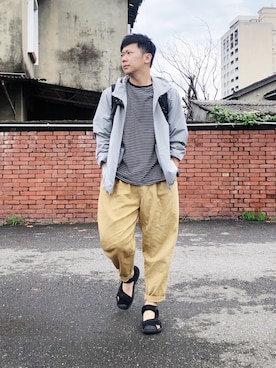 「teva風」｜zivyehさん（メンズ・165cm）の夏コーディネート