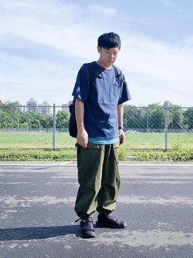 「teva風」｜zivyehさん（メンズ・165cm）の夏コーディネート