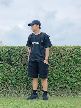 「NIKEACG」｜「アイテム（キャップ）」を使った、zivyehさん（メンズ・165cm）の秋コーディネート