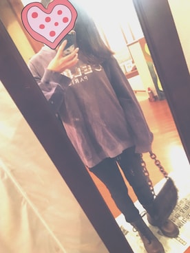 「アイテム（レインシューズ）」を使った、SAKIさん（レディース・153cm・10代）の秋コーディネート