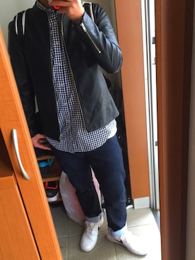 しんごさん（メンズ・170cm）の春コーディネート