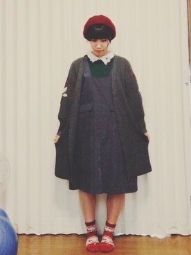 「poudoudou（プードゥドゥ）のアイテム」を使った、れたすさん（レディース・160cm）の冬コーディネート