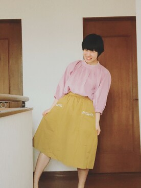 「poudoudou（プードゥドゥ）のアイテム」を使った、れたすさん（レディース・160cm）の冬コーディネート