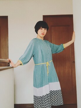 「poudoudou（プードゥドゥ）のアイテム」を使った、れたすさん（レディース・160cm）の冬コーディネート