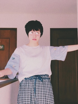 「poudoudou（プードゥドゥ）のアイテム」を使った、れたすさん（レディース・160cm）の冬コーディネート