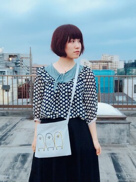 「poudoudou（プードゥドゥ）のアイテム」を使った、れたすさん（レディース・160cm）の冬コーディネート