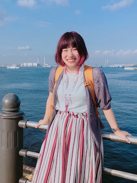 「poudoudou（プードゥドゥ）のアイテム」を使った、れたすさん（レディース・160cm）の冬コーディネート