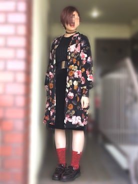 「H&M（エイチ・アンド・エム）のアイテム（ワンピース/ドレス）」を使った、ゆさん（レディース・162cm）の秋コーディネート