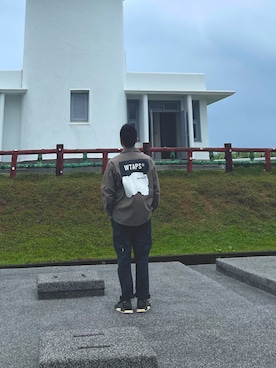 「WTAPS（ダブルタップス）のアイテム（その他アウター）」を使った、Yuanさん（メンズ・168cm）の春コーディネート