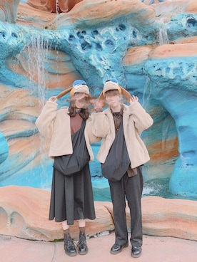 「カップルコーデ」｜「アイテム（その他シューズ）」を使った、ゆきのさん（メンズ・179cm）の冬コーディネート