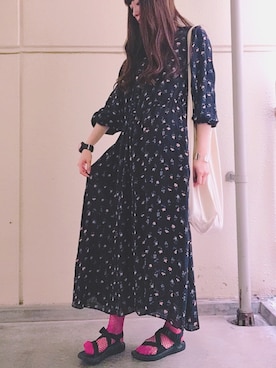 「アイテム（バングル/リストバンド）」を使った、amesamaさん（レディース・163cm・20代）の夏コーディネート