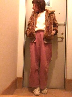 さ〜こさん（レディース・156cm）の秋コーディネート