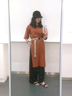 「EN ROUTE（アンルート）のアイテム」を使った、kikiさん（レディース・158cm）の春コーディネート