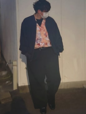 「ビットローファー」｜「アイテム（ブルゾン）」を使った、tummyshigeさん（メンズ・176cm）の春コーディネート
